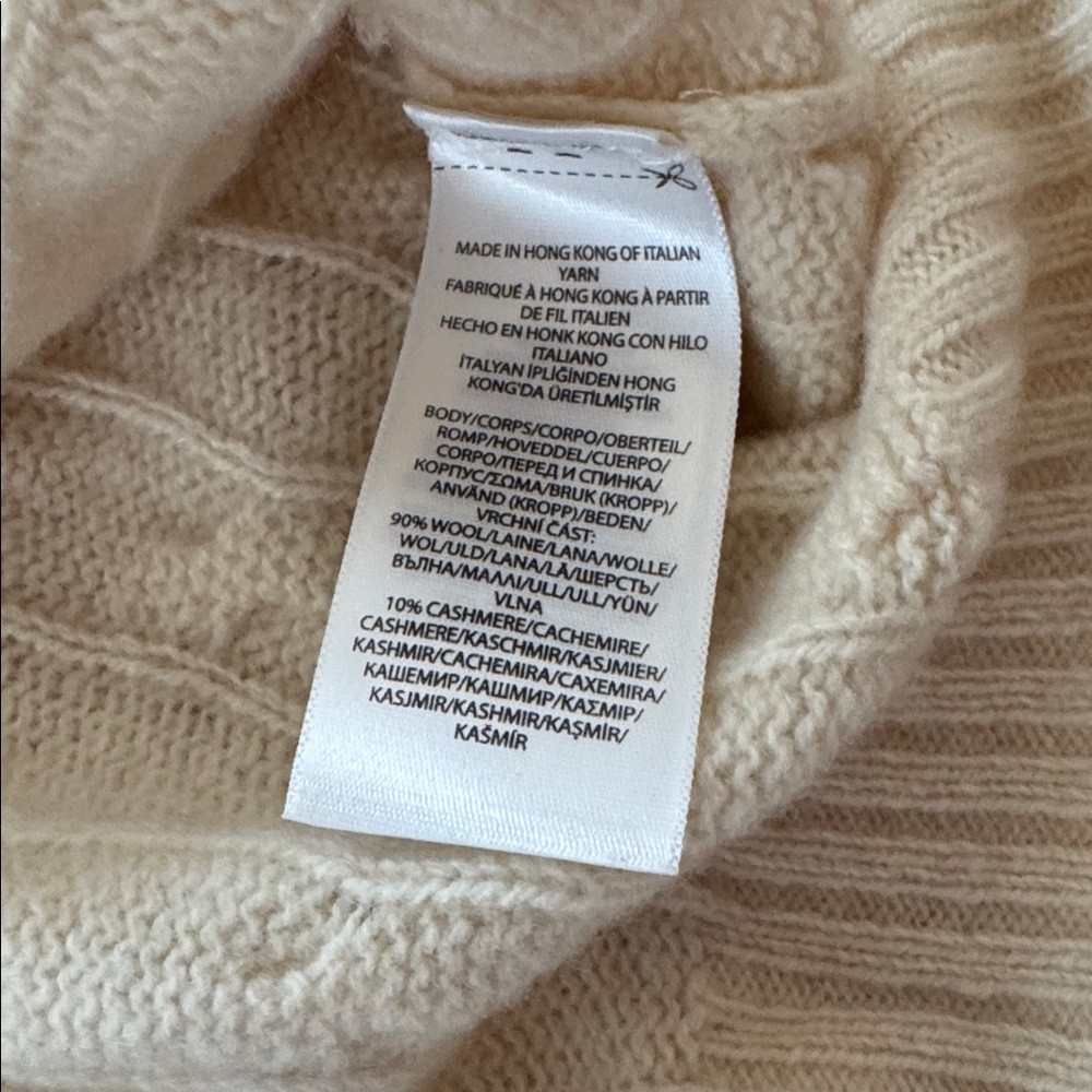 Ralph Lauren Wool-Cashmere Blend Sweater - Size XXL (flaw) - Picture 7 of 9